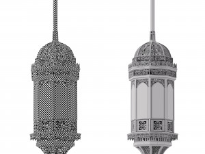 islamic arabian ceiling light 3D Model
