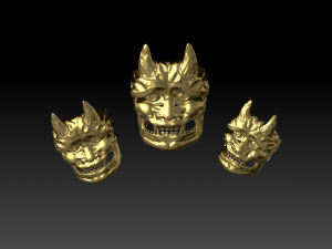 oni mask ring 3D Print Model