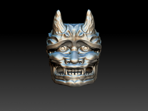 oni mask ring 3D Print Model