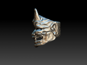 oni mask ring 3D Print Model
