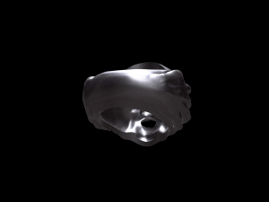 gluttony ring 3d print model Modello di stampa 3D