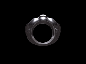 gluttony ring 3d print model Modello di stampa 3D