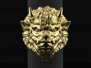 Ювелірна каблучка Bison 3D друкована модель 3D Принт Модель