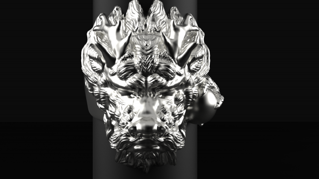 Dragon ring 3D print model 3D Принт Модель .c4d .max .obj .3ds .fbx .stl .blend 