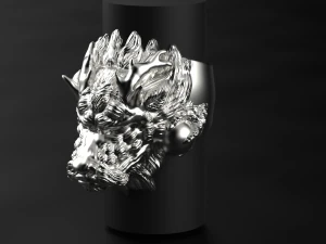 Dragon ring 3D print model 3D Print Model