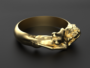 Ma cherie ring Modelo de Impressão 3D