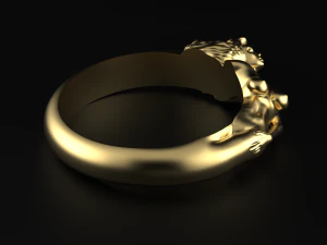 Ma cherie ring 3D Print Model