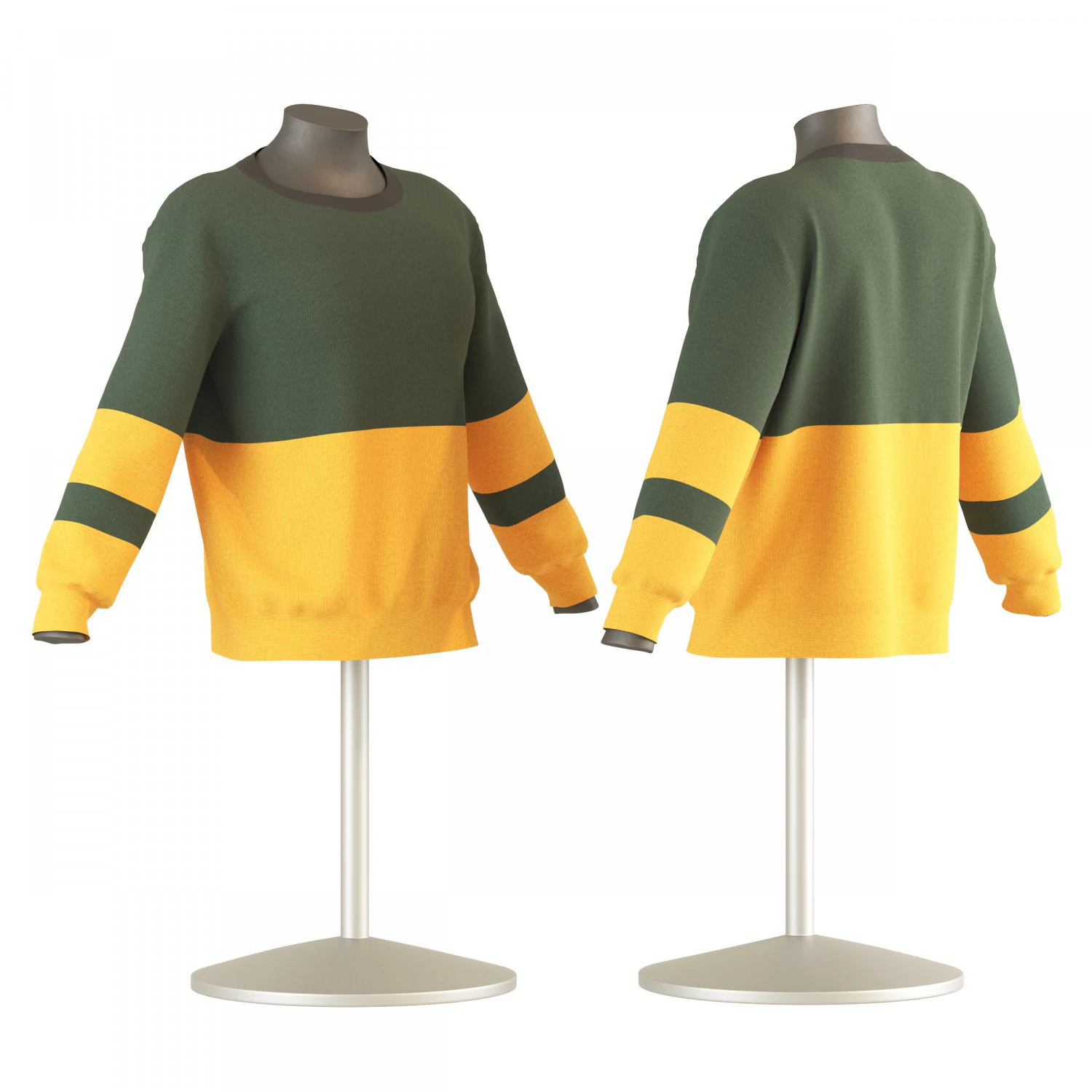Sweater And Mannequin 3D Model .c4d .max .obj .3ds .fbx .stl .blend 
