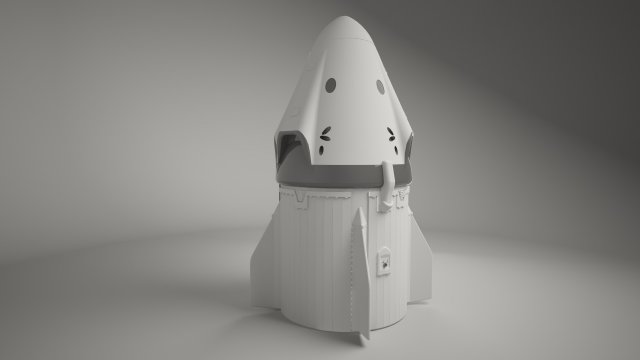 space x 3D Model .c4d .max .obj .3ds .fbx .stl .blend 