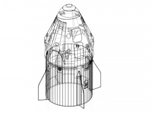 space x 3D Model