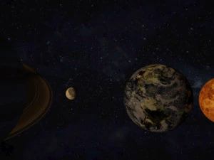 solar system 3D Model