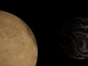 solar system 3D-Modell