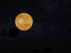 solar system 3D-Modell