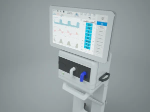 3d artificial respirator 3D Model