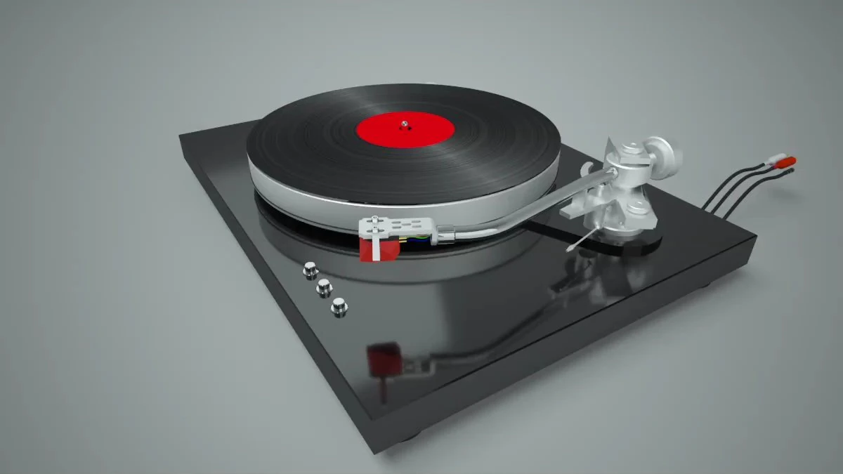 turntable jelco tonearm 3D Model .c4d .max .obj .3ds .fbx .stl .blend 
