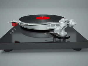 turntable jelco tonearm Model 3D