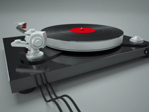 turntable jelco tonearm Model 3D