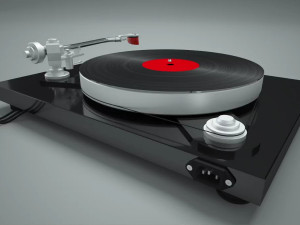 turntable jelco tonearm Model 3D