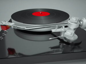 turntable jelco tonearm Model 3D