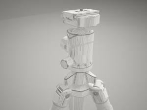 manfrotto 204 tripod camera Modelo 3D