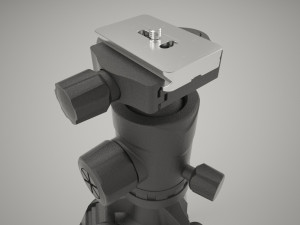 manfrotto 204 tripod camera Modelo 3D