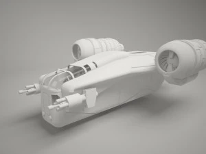 mandalorian ship 3D Model
