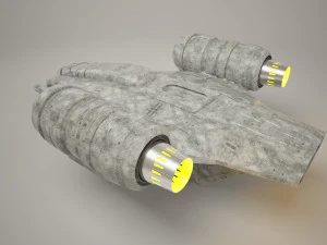 mandalorian ship 3D Model