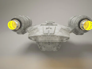 mandalorian ship 3D Model