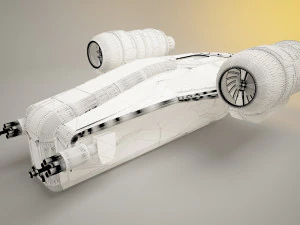 mandalorian ship 3D Model