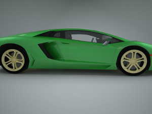 aventador 3D 模型
