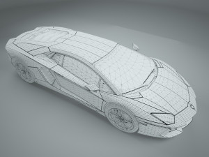 aventador 3D 模型