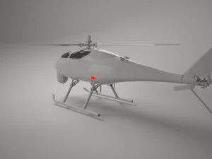helicóptero drone uav Modelo 3D