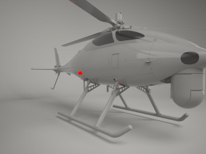 drone uav helycopter Modello 3D