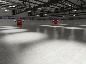 pabell&oacute;n de feria Modelo 3D