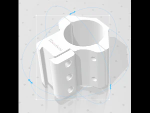 monoblock benjamin quest tactical pneumatic 3D Model