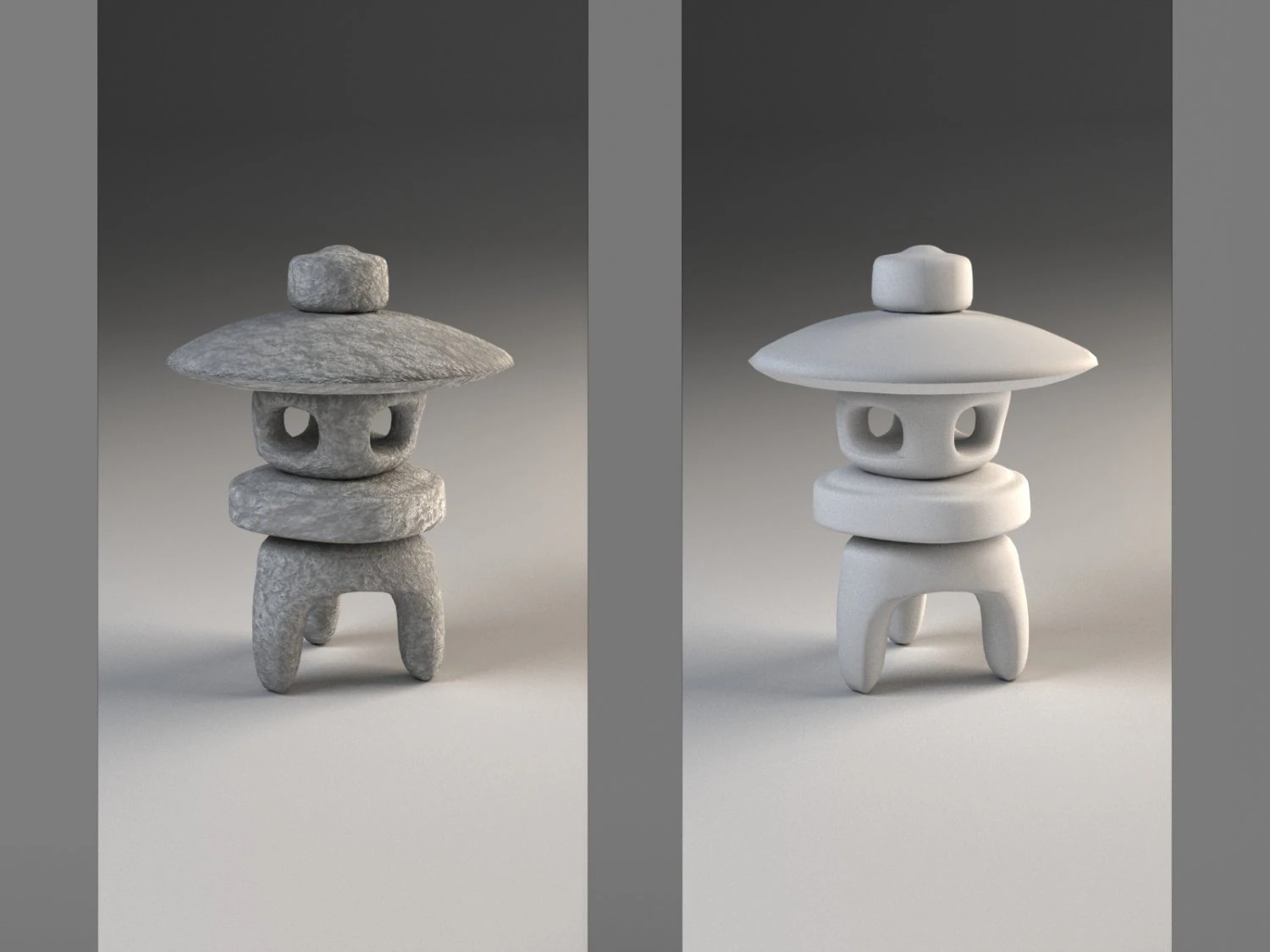 japanese lamp kodai-maru 3D Model .c4d .max .obj .3ds .fbx .stl .blend 