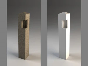 日本灯 道标 3D 模型