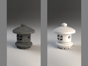 japanes lamp tamate 3D Model