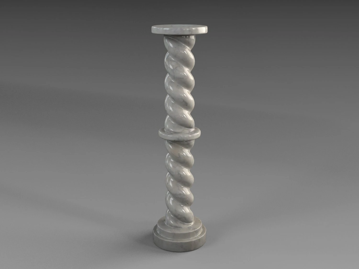 alabaster column 3D Model .c4d .max .obj .3ds .fbx .stl .blend 