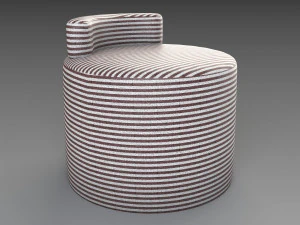 ph pouf rotonde 3D Model
