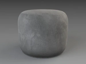 ikea pouf stockholm 3D Model