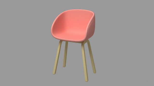 new art chair Modelo 3D .c4d .max .obj .3ds .fbx .stl .blend 