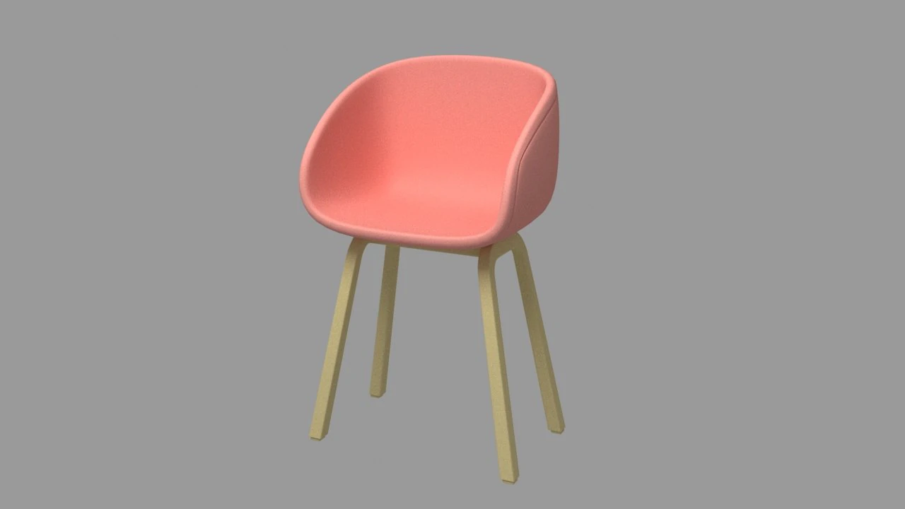 new art chair 3D Model .c4d .max .obj .3ds .fbx .stl .blend 