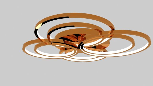 beautiful chandelier 3D 模型 .c4d .max .obj .3ds .fbx .stl .blend 