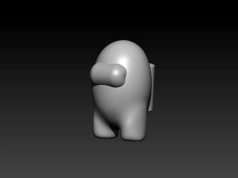 amongus crewmember 3D Print Model .c4d .max .obj .3ds .fbx .stl .blend 