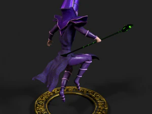 mago oscuro - yugioh - anime Modelo 3D