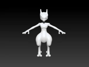 mewtwo pokemon 3D Print Model