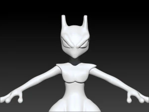 mewtwo pokemon 3D Print Model