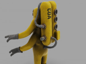 cga agent - monster inc - pixar Modelo de Impressão 3D