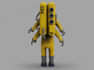 cga agent - monster inc - pixar Modelo de Impressão 3D